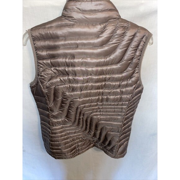 Isis Women’s Puffer Vest Size 10 Gray Going Out Party Warmth - Picture 8 of 12